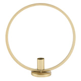 Round Circle Iron Candlestick Craft Desk Candle Holder for Candlelight Dinner V1294-YM0727-JY17395-02