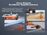 Roller Stand, Heavy Duty 1136 KG Load Capacity, 27.6"-52" Height Adjustable, 45 Steel Folding V952-ZXGDZCZJ2852OPWP7V0