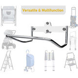 Ladder Hanger for Garage Wall, Ladder Storage Strollers and Folding Chair, Heavy Duty Lader Holder V1192-AZ-W-3493