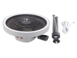 Portable USB Rechargeable Tripod Fan Outdoor Camping Tripod Fan for Outdoor Camping Tent Gray V1294-YM0703-3113230130811