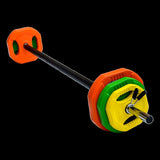 20kg Standard Rubber Coloured Barbell V63-822391