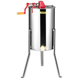 Manual Honey Extractor, 2/4 Frames Honey Spinner Extractor, Stainless Steel Beekeeping Extraction, V952-SDYMJBXGY1524JECGV0