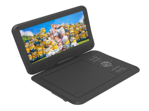 Laser 10 Portable DVD Player with Anti-Skip Technology V1031-DVD-PT-10D