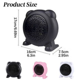 Rechargeable Heater Portable 500W Heater Electric Warmer Air Warm &Cool Fan Heating Winter V1370-AZ4-13304