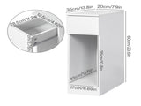 Levede Slim Bedside Table Nightstand Side Table Storage Bedroom Narrow Cabinet NI1084-WH-AU