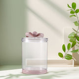 Clear Plastic Airtight Storage Jar with Reusable Lid, Coffee Canister, Cookie Container for Candy, V1366-AZ2-W-28600