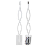 LED Wall Lamp Wave Shape Wall Lamp Threecolor Temperature Remote Control Light Bedside Home V1294-YM0901-3119210091212