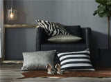 Print Striped Pillow Covers 18x18 in Couch Pillow Case Sets of 4 Modern Decorative Square Throw V1370-AZ4-05759