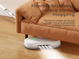 White Cordless Electric Spray Mop with LED Light Adjustable Handle Wireless Self-Propelled Floor V888-ELOSUNG53375