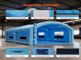 Inflatable Paint Booth, 10 x 6 x 4 m, Inflatable Spray Booth with 950W and 1100W Blowers and Air V952-CQSPQF332013DWJNH001V3