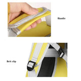 Black Stylish Transparent PVC Pet Carrier Backpack - Large Capacity, Multi-Use for Birds & V888-ELOSUNG21775