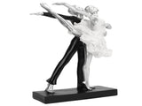 Couple Dancing Sculpture Modern Simple Innovative Resin Hand Crafted Couple Dancing Abstract Statue V1294-YM0706-3115230054912