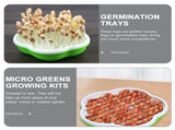 2Sets Starter Tray Garden Growing Kits Assorted Color Plastic Germination Trays V1369-AZ3-W-20547