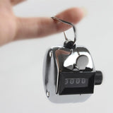 4pcs Heavy Duty Metal Hand Tally Counter, 4-Digit Mechanical Counting Tool for Sports and Imprinter V1370-AZ4-11465
