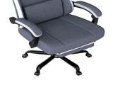 Levede Office Chair High Back PU Leather Gaming Chair OF1060-GYBK-AU