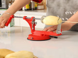 Bpyeka Potato Chip Processor,Household Manual Potato Tower Stainless Steel Hand Cranked Potato V1189-LWWAL-20260325-02513