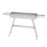 Foldable Charcoal Grill, 0.16 m Portable Charcoal Barbecue Grill with Liftable Charcoal Tray & Side V952-TLCTZDKZTKBXI2GZV001V0