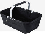 26L Foldable Waterproof Oxford Shopping Basket with Aluminum Handle V1188-MS-616-064