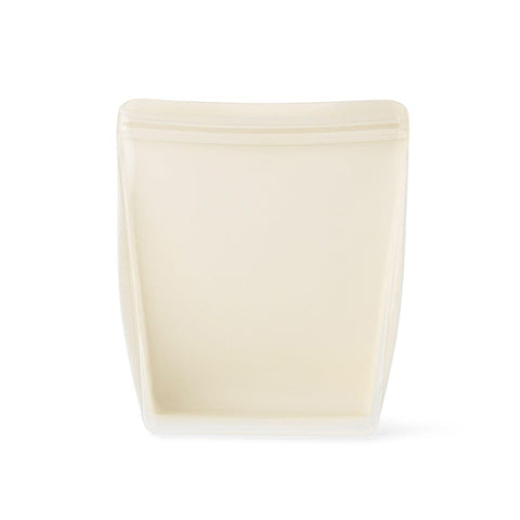 Porter Reusable Silicone Bag Stand Up 1l - Cream DTK-WP-PBSU36-CM