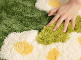 3D Stereo Irregular Rug Flowers Grass Moss Rug for Living Room Bedroom Home Aesthetic Decor Floor V1370-AZ4-01673