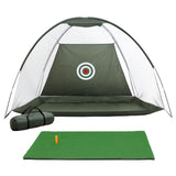 Everfit 3M Golf Practice Net And Training Mat Set Driving Target Green TENT-GR-GOLF-MAT-M