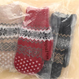 Pack of 3 pairs - Warm gloves for women - Extra thick - Knitted imitation - Suitable for cold V1188-ZXY-117-0025