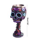 Skull Wine Glass Retro Personality Heads Goblet Cocktail Glass Red for Creative Bar KTV Wine Glass V1369-AZ3-W-13753