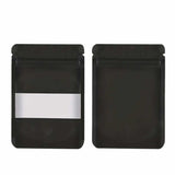 100 Resealable Mylar Stand Up Bags 36x25cm - Black Food Packaging Zip Pouch V238-SUPDZ-40209005805648