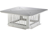 Chimney Cap 304.8 x 304.8mm, 304 Stainless Steel Fireplace Chimney Cover, Not Easily Toppled & V952-BXGFXPDYDGYS8DSKIV0