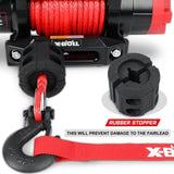 X-BULL Electric Winch 6000LBS 12V BOAT Synthetic Rope Wireless Remote 4WD ATV UTV V211-AUEB-AXEW010