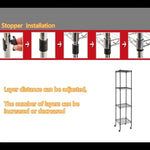 Modular Wire Storage Shelf 450 x 450 x 1800mm Steel Shelving V63-841301