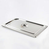 SOGA 2X Gastronorm GN Pan Lid Full Size 1/1 Stainless Steel Tray Top Cover GP5501-JLID1F-X2