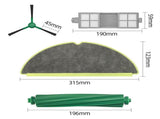 Replacement Parts Accessories Kit For Roomba 205 Roller Brush Filters Mop Pads B V1189-LWWAL-20260327-04686