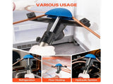 Hydraulic Tubing Bender Kit, 6 mm to 22 mm, Copper Tube Pipe Bender, Forward/Reverse HVAC Bending V952-JLSDWGJYYKZFAHXDS001V0
