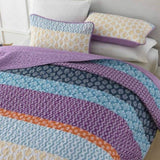 Quirky Quilted coverlet and pillowcovers set Add Personality to Your Space - Queen size V745-MAC080493Q13U