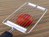 2Pcs Tomato Slicer, Stainless Steel Egg Slicer, Hand-Held Tomato Slicers for Home Kitchen V1192-AZ-W-17394