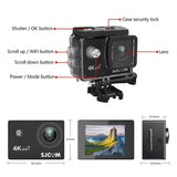 4K Action Camera 30M Waterproof Sports Cam Balck V1142-LP1005007798234923