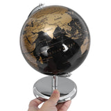 Rotating Globe with World Map, Educational Desktop Globe for Adults and Kids, Home Office Decor, V1369-AZ3-W-21918