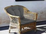 2 Pcs Outdoor Cushions for Patio Furniture 19x19 In, Replacement Furniture, Rocking Chair Cushion, V1369-AZ3-W-15413