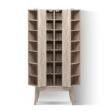 Artiss Bookshelf CD Storage Rack - BERG Oak FURNI-C-CD-NEW02-WD-AB