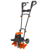 PLANTCRAFT Electric Rotary Hoe Garden Tiller Soil Cultivator, Adjustable Depth, 6 Tines V219-TLRELEPCET5A