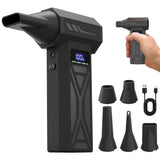 110000RPM Electric Compressed Air Duster Rechargeable Powerful Blower 4 Speed Adjustable V1263-JX-6658