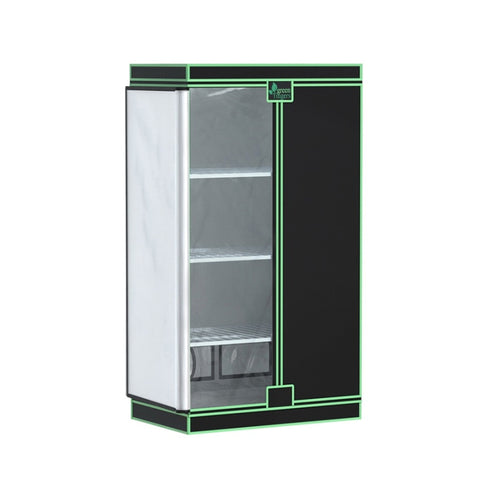 Green Fingers Grow Tent 100x60x180cm 4 Tiers Kits Hydroponics Indoor Grow System GT-D-100X60X180-BK