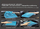 Blue Microfiber Car Cleaning Towel and 20L Foldable Self Standing Water Bucket V888-ELOSUNG52053