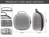 Hard Carrying Case Compatible with VR Gaming Headset and Touch Controllers Accessories with Mesh V1192-AZ-W-10893