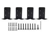 4 Sets Post Anchor Brackets Metal Base Bracket Mounting Kit for Deck Support Heavy Duty Fence Porch V1294-YM0901-3111240262811