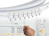Ceiling Track Flexible Bendable Ceiling Mount for Rail 16.4ft Room Divider V1258-DP02-F-670