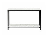 Artiss Console Table Entryway Hallway Display Desk Marble Effect White MET-CST-03-MBWH