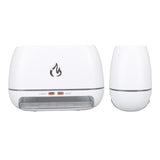 Flame Diffuser White 7 Colors Realistic Silent Operation 200ML 6W Flame Mist Humidifiers for Office V1294-YM0901-3113230270511