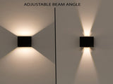 Imports Modern Wall Waterproof Wall Lamp Aluminum with Adjustable Beam 10-Watt 4000K Cool White V1370-AZ4-05864